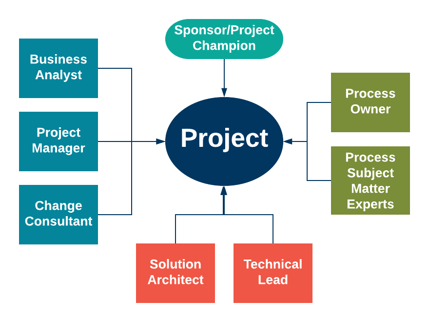 Roles in Projects Diagram